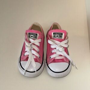 Girls Pink Converse